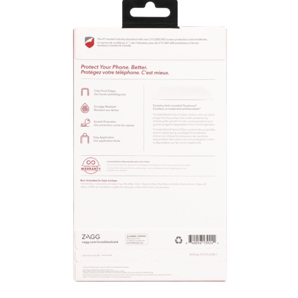 💜 iPhone8Plus/7Plus/6sPlus/6Plus InvisibleShield Hybrid Glass Screen Protector - Picture 12 of 14